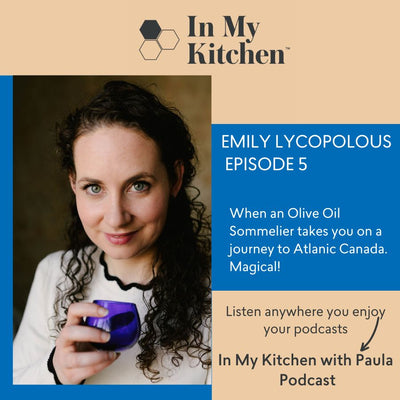 When an Olive Oil Sommelier who is a cookbook author takes you on a journey to Atlantic Canada.  Magical!