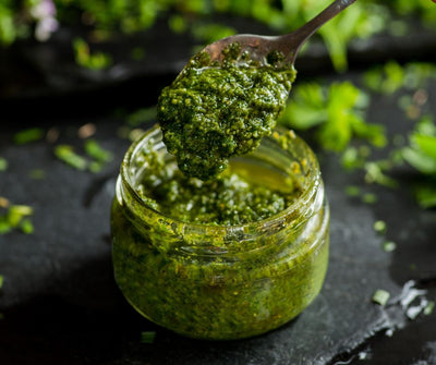 Nonna's Olive Pate and Parsley Sauce